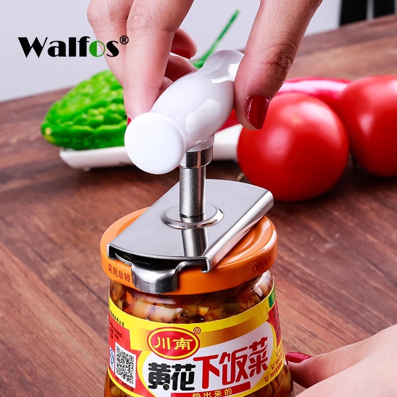 Adjustable Can Opener Multifunctional Stainless Steel Lid Bottle Opener  Manual Labor-saving Screw Bottle Opener Kitchen Gadgets