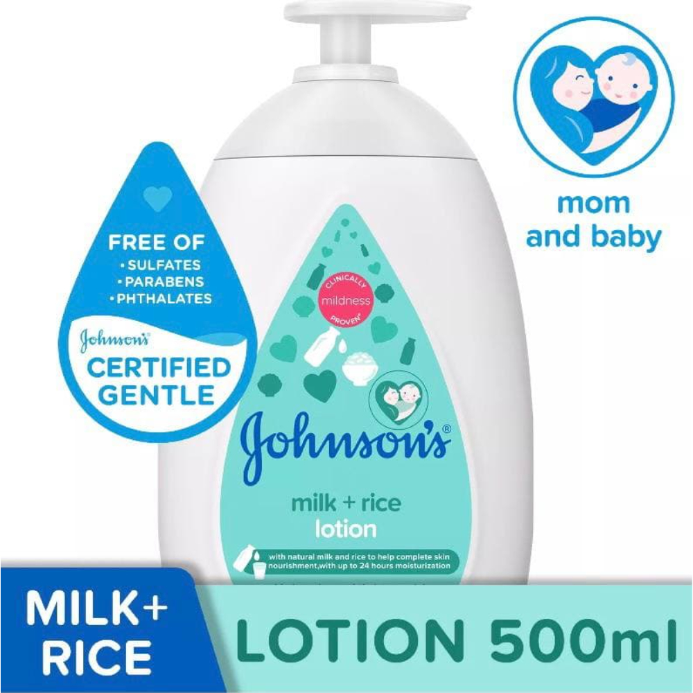Johnson's Milk+Rice Lotion 500ml Lazada PH