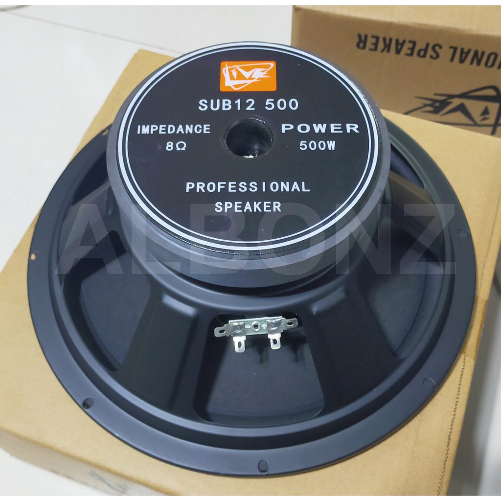 Live Sub 12 500 Sub Woofer Speaker 500 Watts 500 Watt Subwoofer