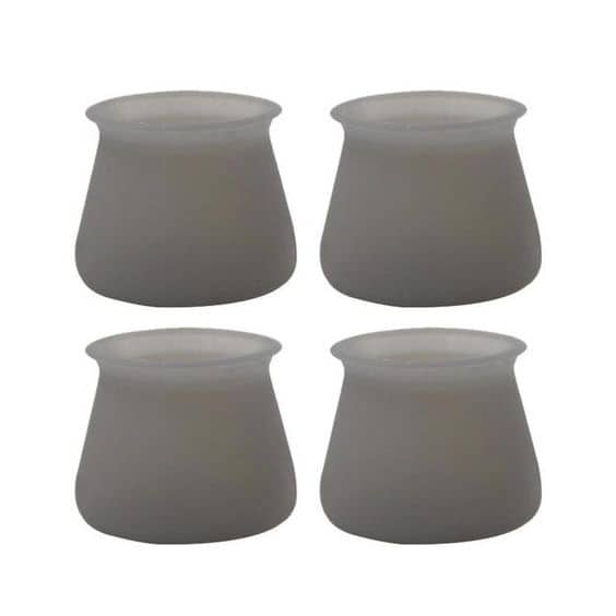 Well Furnished Silicone Chair Feet Cover Floor Protection From Scratch