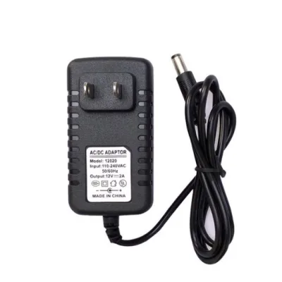 【High Quality】DC 12V 2A Converter Power Supply Adapter for CCTV Camera AC DC Converter Adaptor