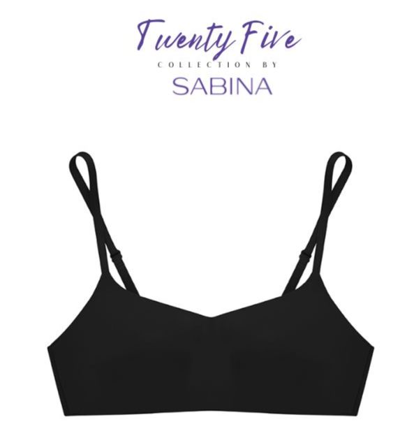 SABINA BRALESS  TWENTY FIVE Wireless Bra Style No. SBQ9200 Black