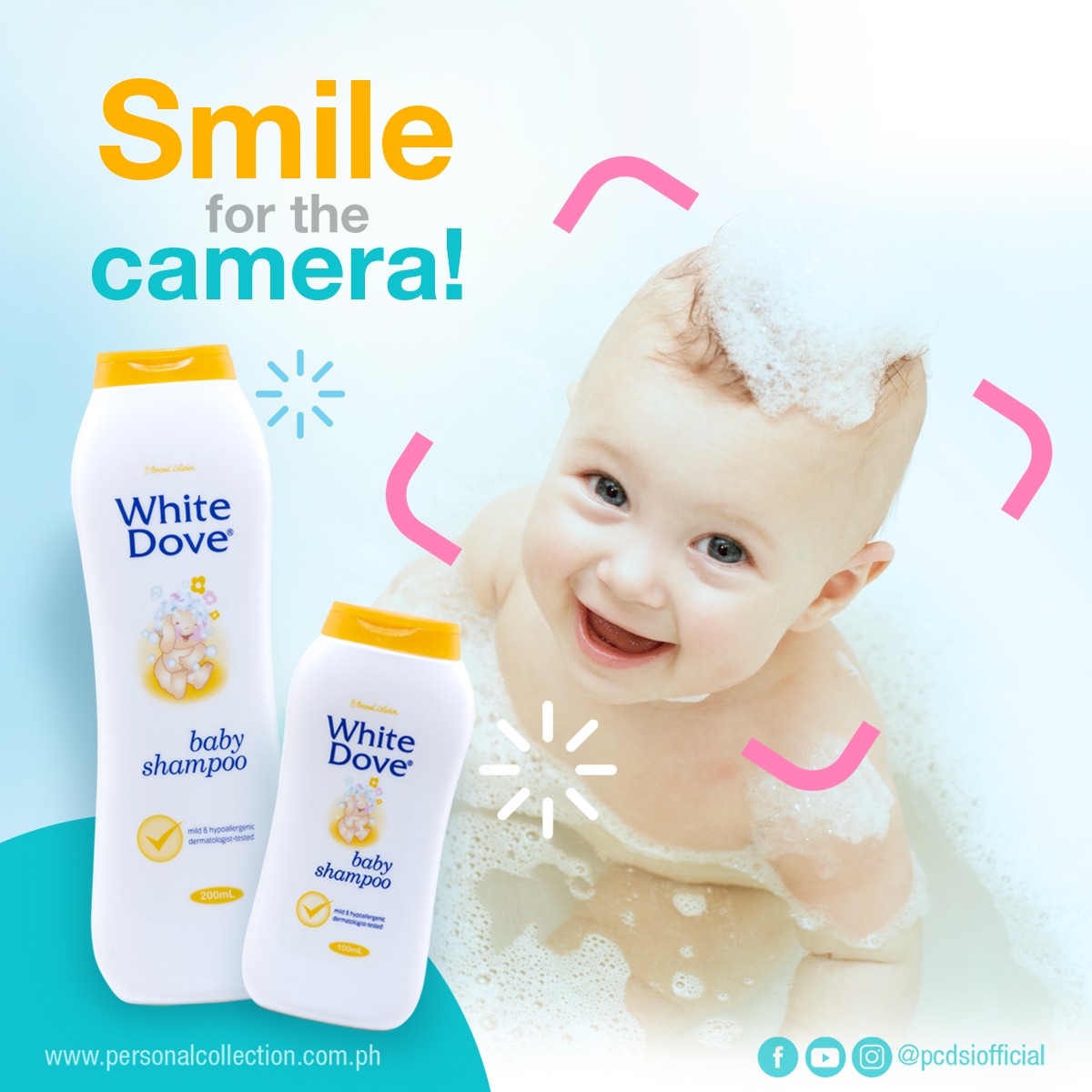 White dove 2024 baby shampoo