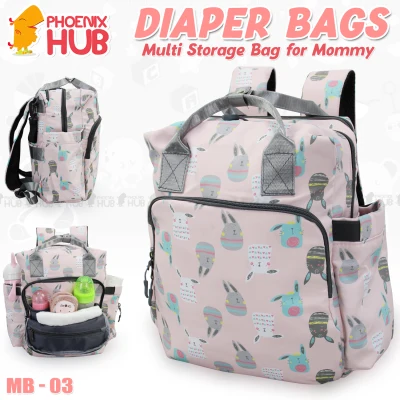Phoenix Hub MB-03 Diaper Bag Maternity Nappy Bag Large Capacity Baby Bag Travel Backpack Designer Nursing Bag Baby Care
