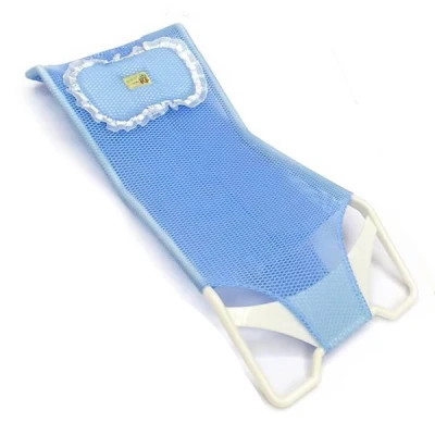 Baby Bath Support Frame for Newborn Slip-proof Bath Baby Bath Frame(Blue)