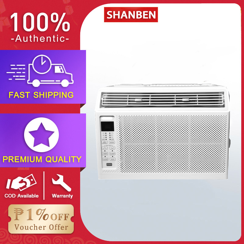 SHANBEN Air Conditioner Window Air Conditioner, Digital LED Display