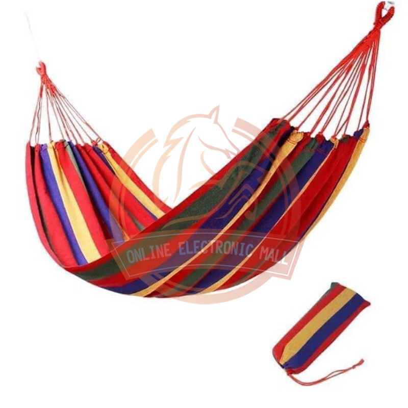 BZ Portable Camping Cotton Rope Outdoor Hammock DUYAN | Lazada PH