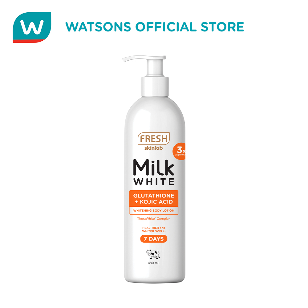 FRESH Skinlab Milk White Glutathione + Kojic Acid Whitening Body Lotion 480ml | Lazada PH FRESH Skinlab Milk White Glutathione + Kojic Acid Whitening Body Lotion 480ml | Lazada PH