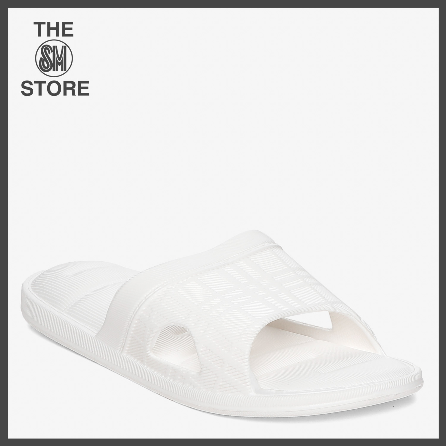 ladies white slides