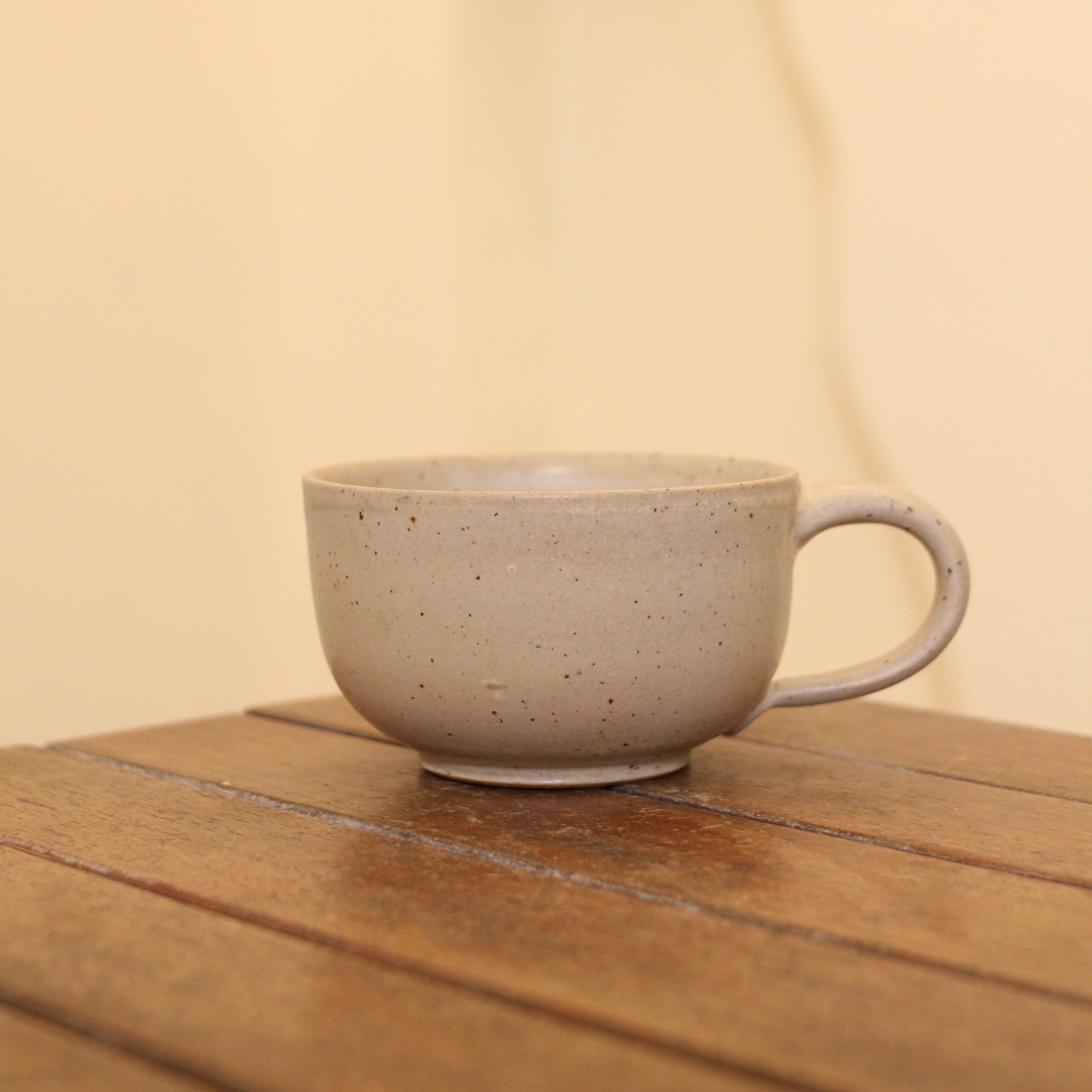 Handmade Stoneware Tea Cup with handle 250mL Lazada PH