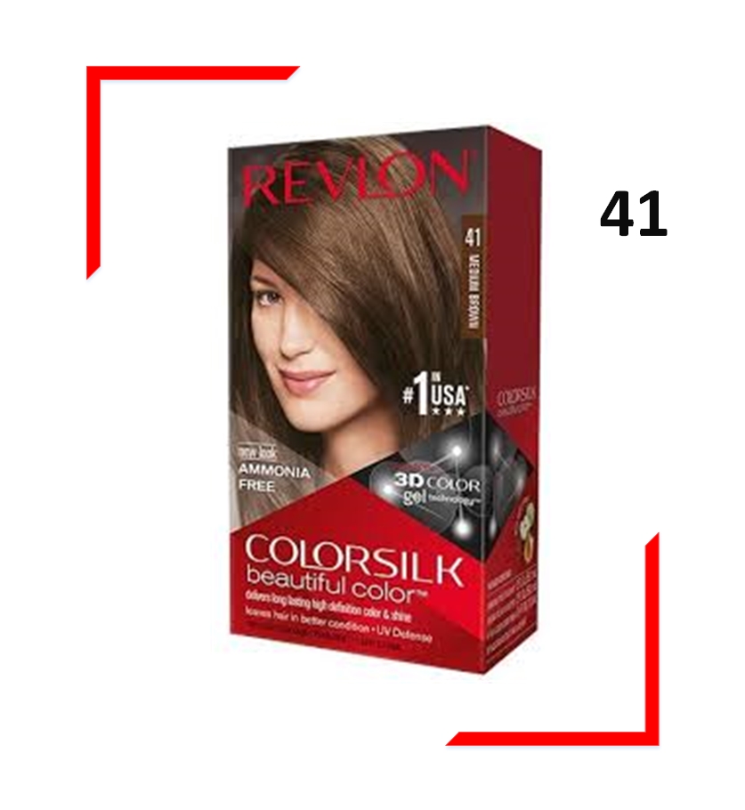 Revlon Colorsilk 41 Hair Color, Medium Brown (#41) | Lazada PH