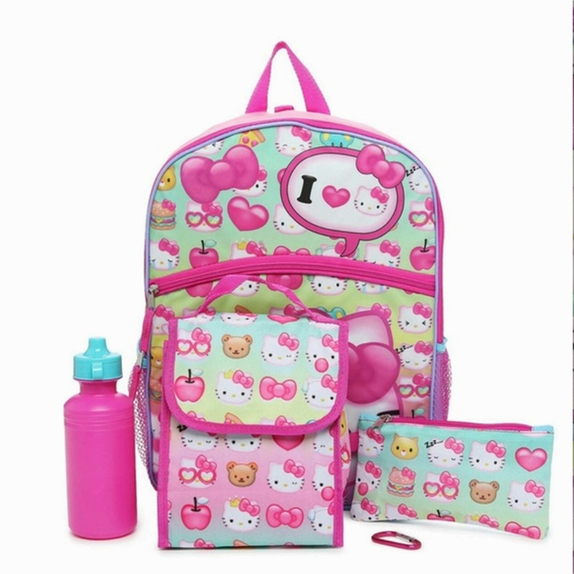 hello kitty backpack with lunch box