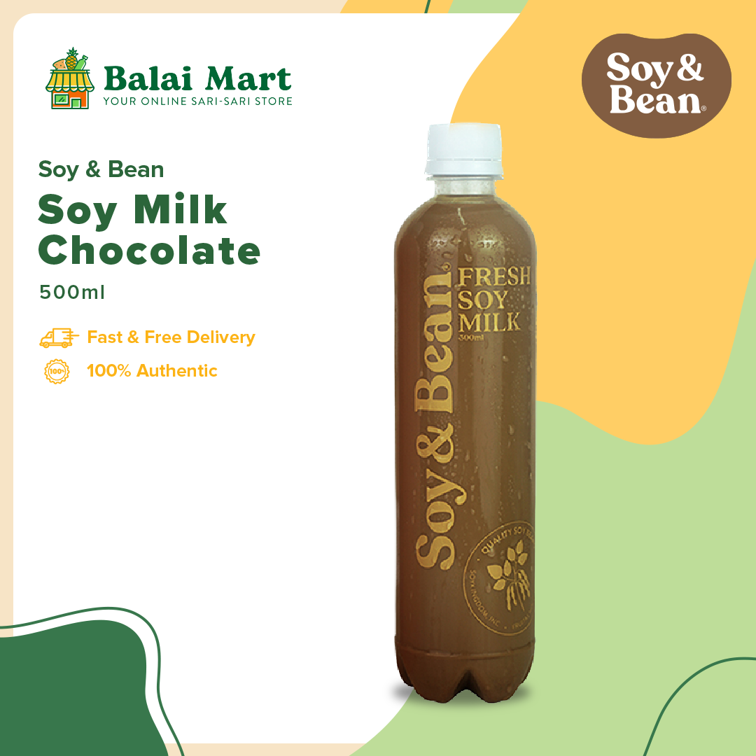 Soy & Bean Soy Milk Chocolate 500ml [Drink, Beverage, Soy, Plant