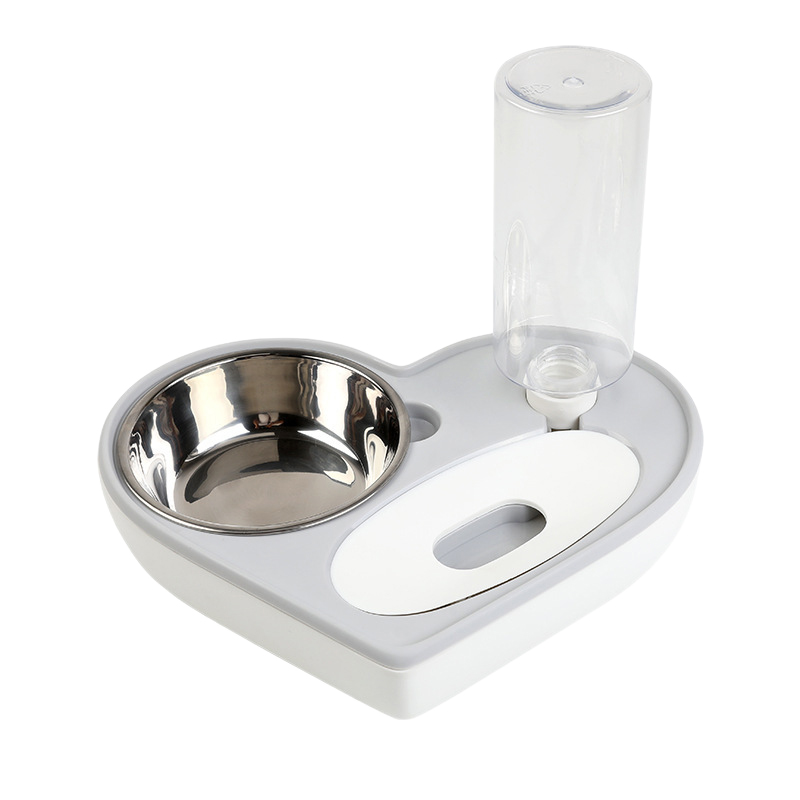 Cat and Dog Feeder Automatic Water Bowl and Food Bowl Set Is Suitable for Small and Medium Dogs and Cats