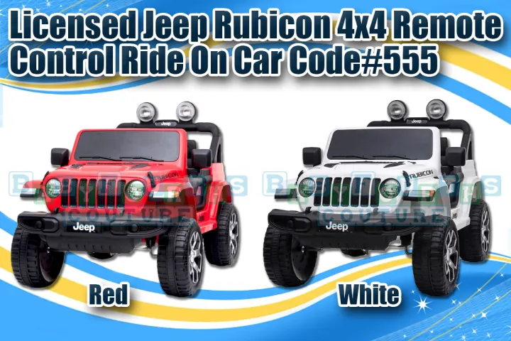 jeep ride on toy with remote