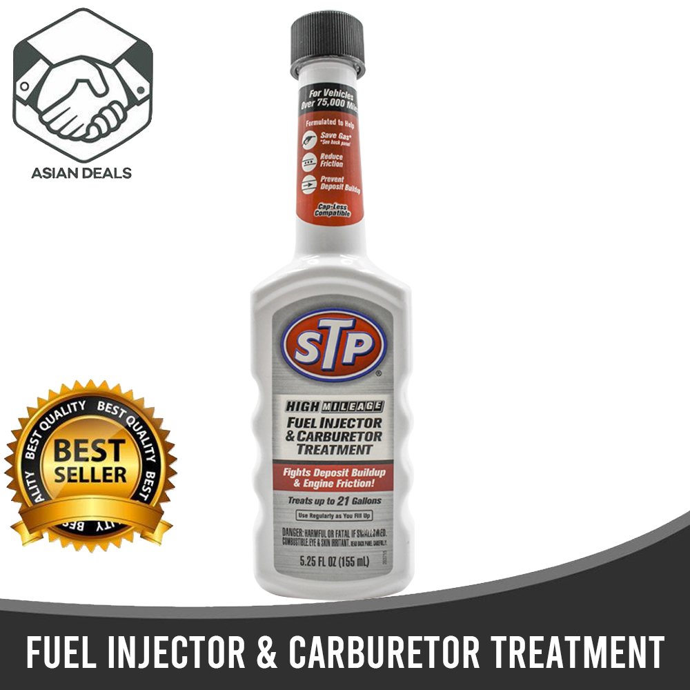 STP® High Mileage Fuel Injector & Carburetor Treatment 5.25 Fl oz