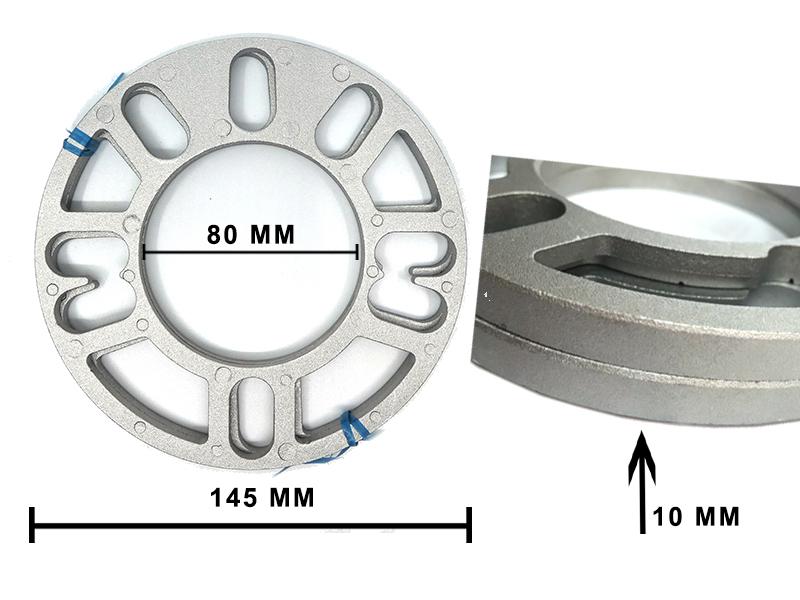 4PCS 5mm Aluminum ET Adjusting Shims Wheel Spacers Wheelbase Gasket Flange Handy