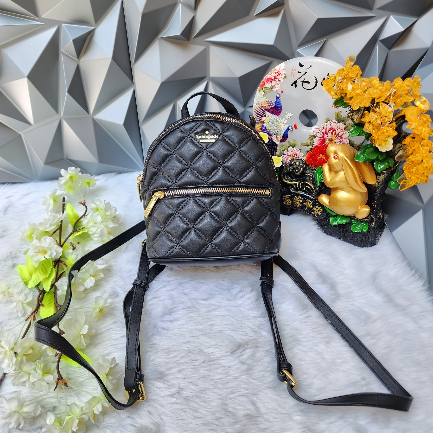 Kate spade hot sale backpack quilted