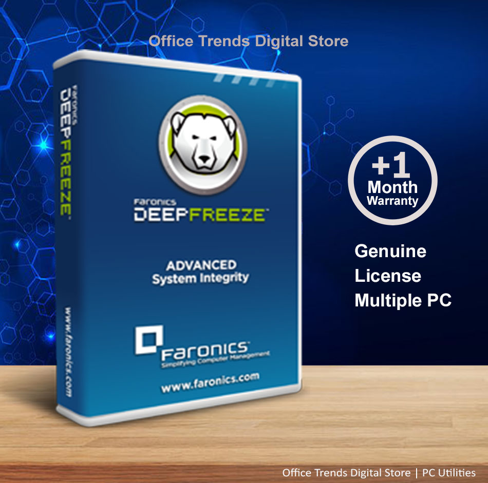 Deep Freeze Standard With Genuine License Key For Windows 7 8 8 1