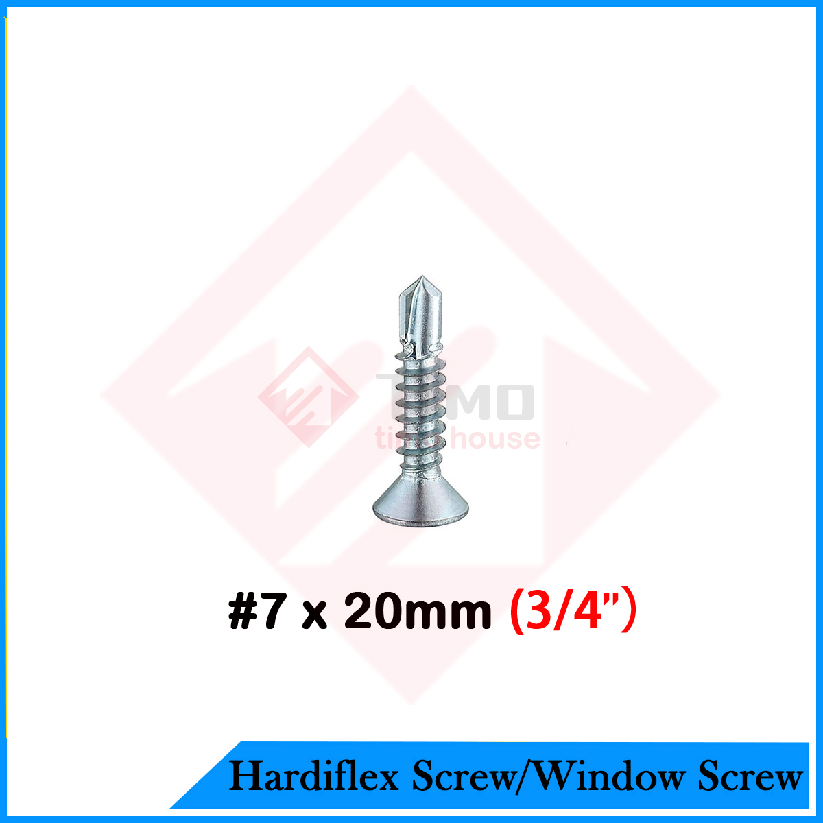 Hopeway (500pcs\300 pcs) Hardiflex Screw Window Screw Flat Screw Flat