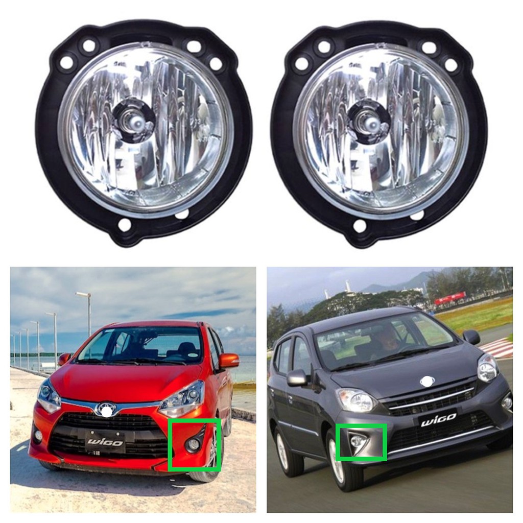 Laifu fog lamp fog light front bumper lamp for toyota wigo 2012 2013 2014 2015 2016 2017 2018 2019 2020 2021
