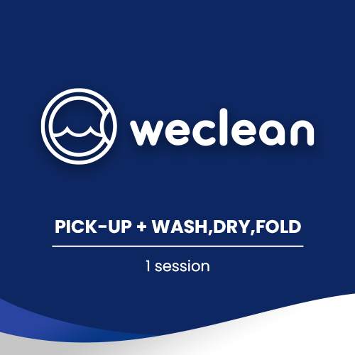 WeClean pickup + wash, dry & fold Lazada PH