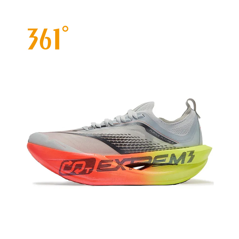 361 Degrees Furious Future 2.0 Marathon Men Running Shoes Shock
