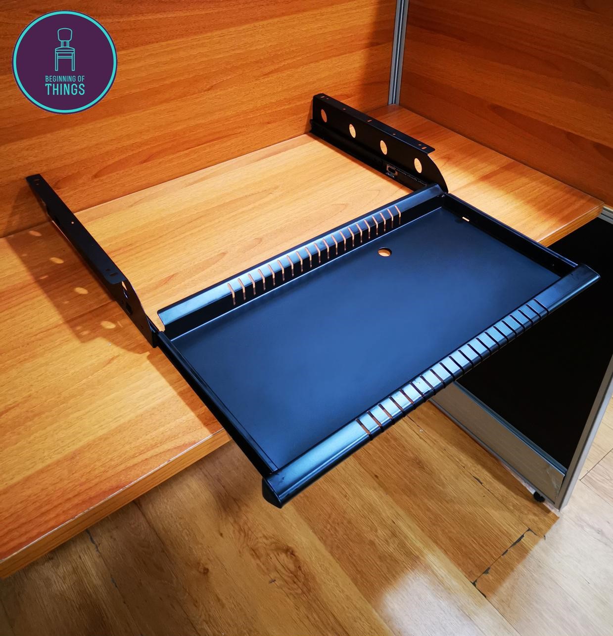 Steel Sliding Pull Out Keyboard Tray Under Desk Lazada PH