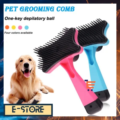 E-STORE Pet Dog Hair Fur Shedding Trimmer Grooming Rake comb Brush Tool Animal Comb Pet Comb