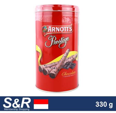 Arnott's Prestige Chocolate Wafer Roll 330g