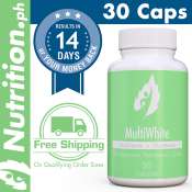 MultiWhite™ Glutathione + MultiVitamin, Skin Whitening Pills