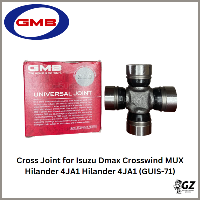 GMB Universal Cross Joint for Isuzu Dmax Crosswind MUX Hilander 4JA1