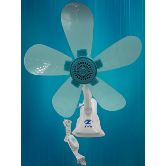 yy ZH Table Clip Fan 5 Blades Mini Home Electricfan portable desk/table