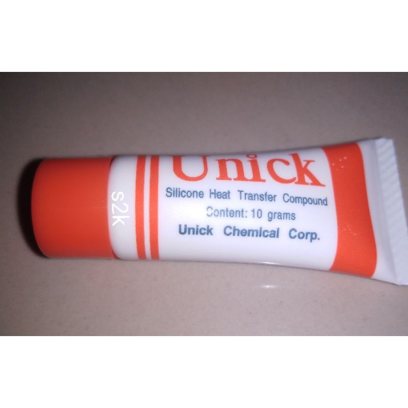 silicone heat tranfer compound.UNICK original 10grams Lazada PH