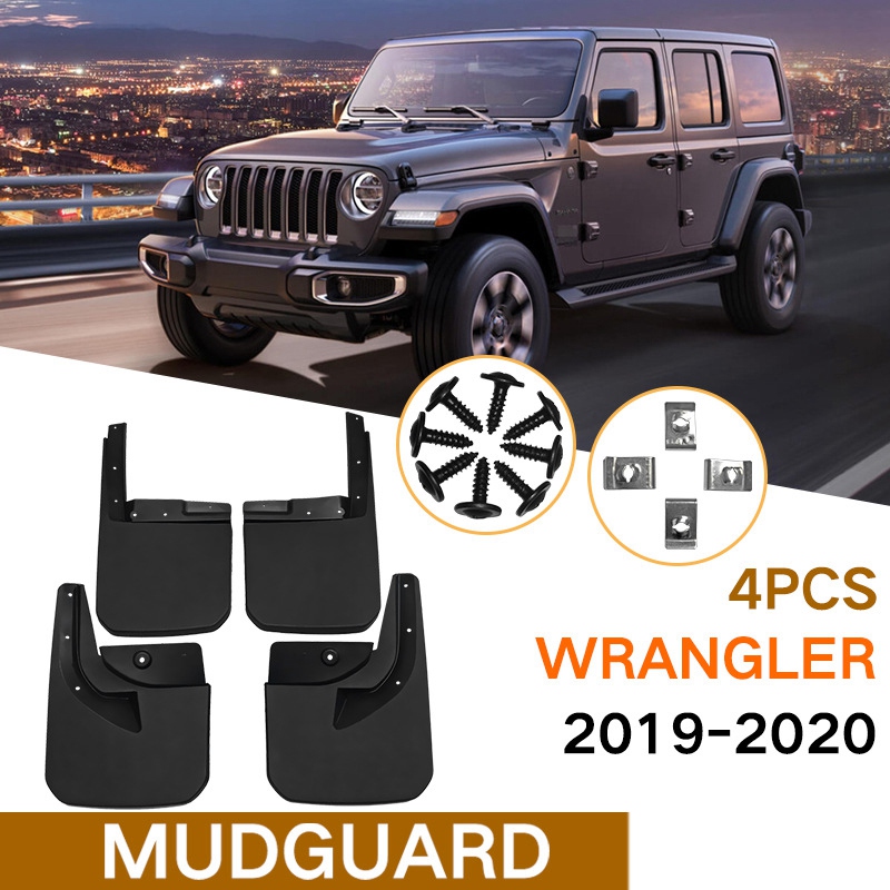 Front & Rear Mud Guards Kit Mud Flaps Splash Guards Fender Protector