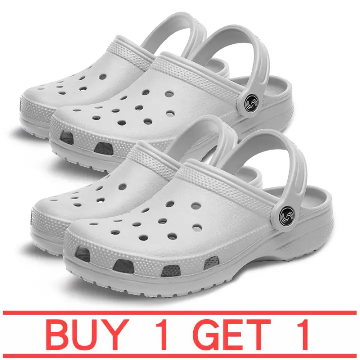 Buy 1 get 1 free)Crocs Men's hole shoes 