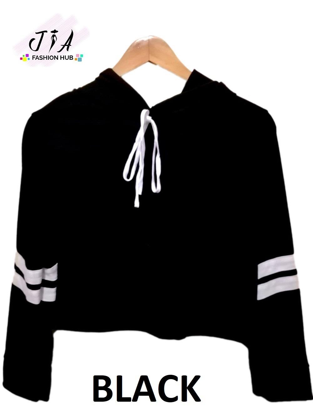 black crop top jacket