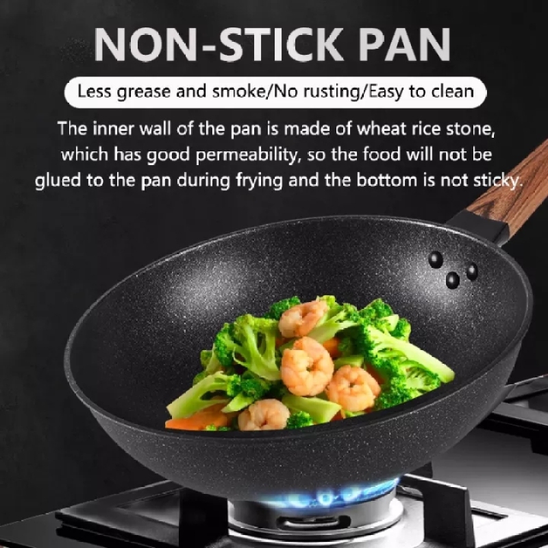 Upgrade Your Cooking With Csk Maifan Stone Non Stick Frying Pan - Pfoa  Free, Suitable For All Stoves! - Temu