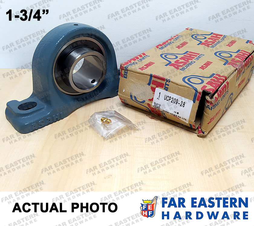 ASAHI UCP Pillow Block Bearing 1/2” 5/8” 3/4” 1” 11/8” 11/4” 11/2” 1