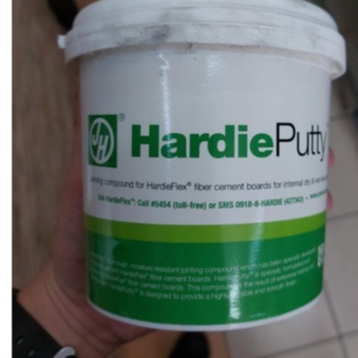 Roofing and interior flooring are hot sellers Hardie Putty
