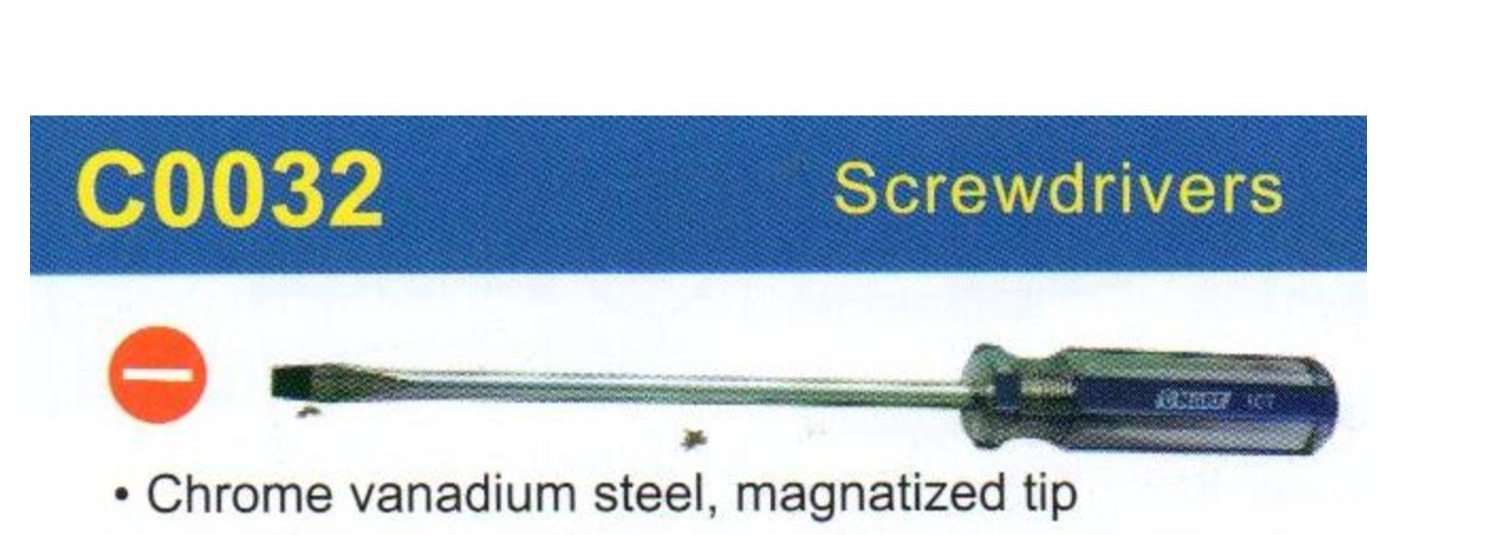 SCREWDRIVER 6.0 X 300MM NEGATIVE Lazada PH