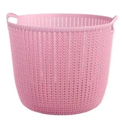 SmileSmell Small Rattan Plastic Basket