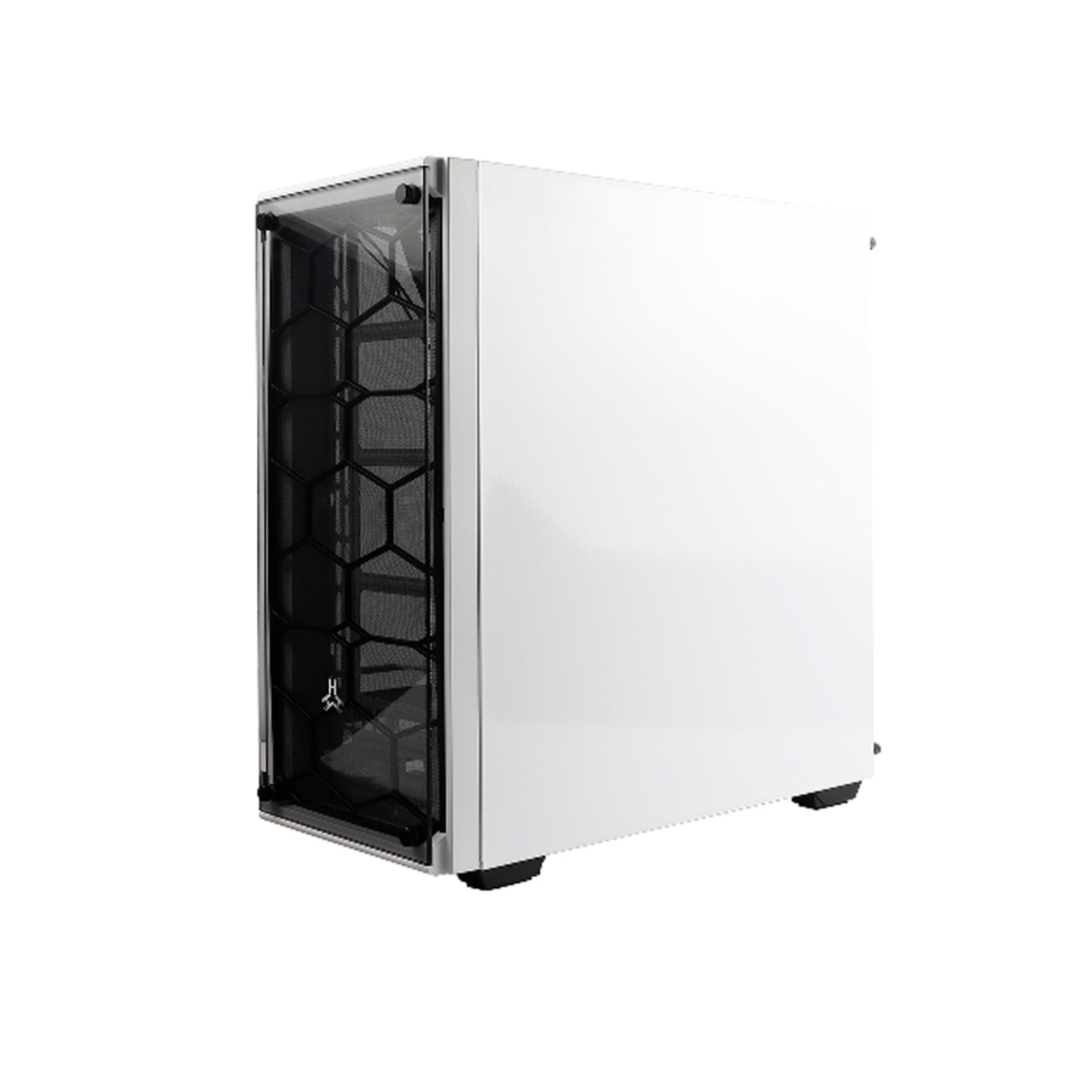 Rakk Hawani Flow Gaming Case White 