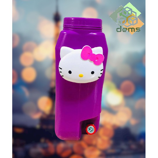 3,HELLO KITTY 20 LITTERS WATER GALLON CONTAINER JUG WITH ROTARY FAUCET