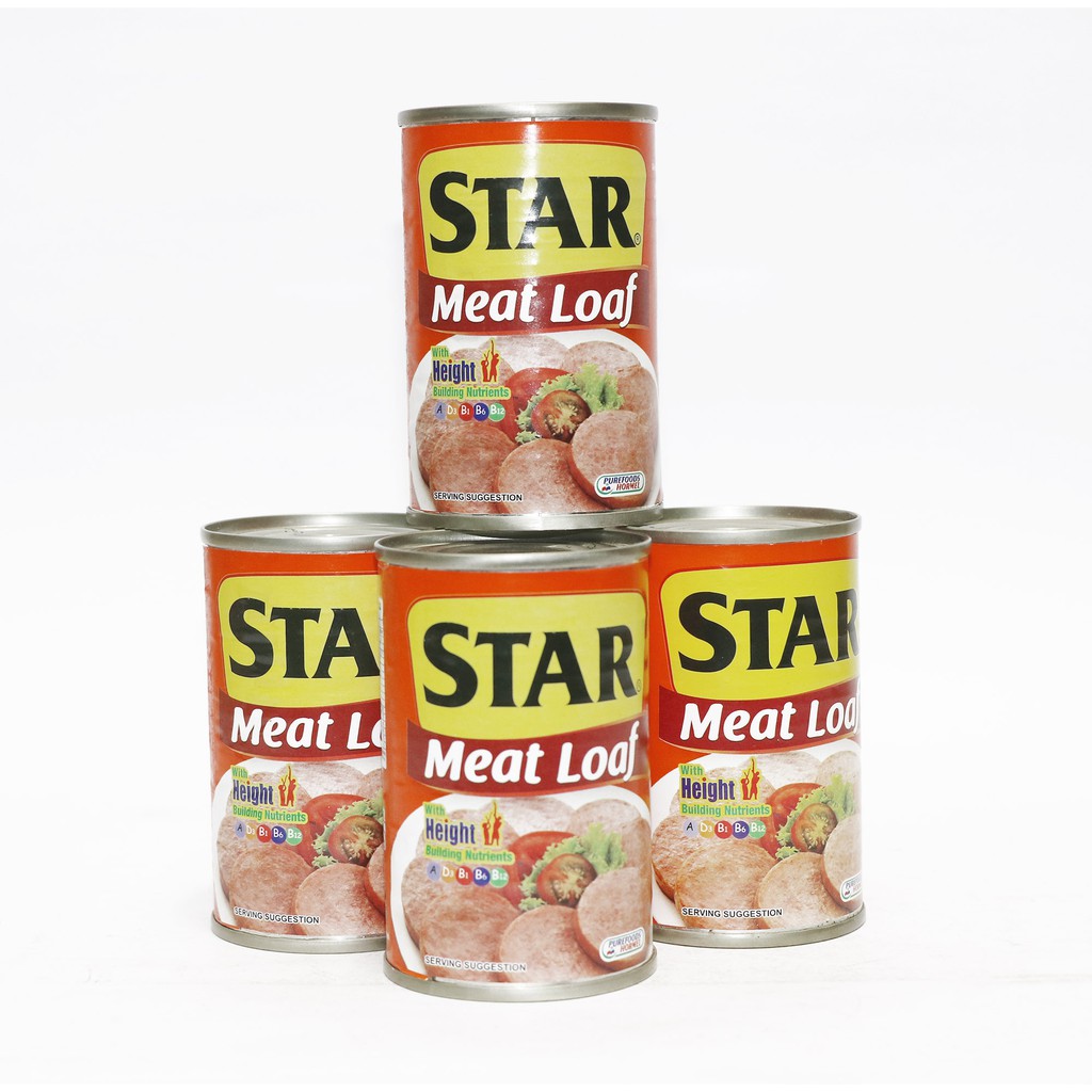 PUREFOODS STAR MEAT LOAF 150 GRAMS SET OF 4 Lazada PH