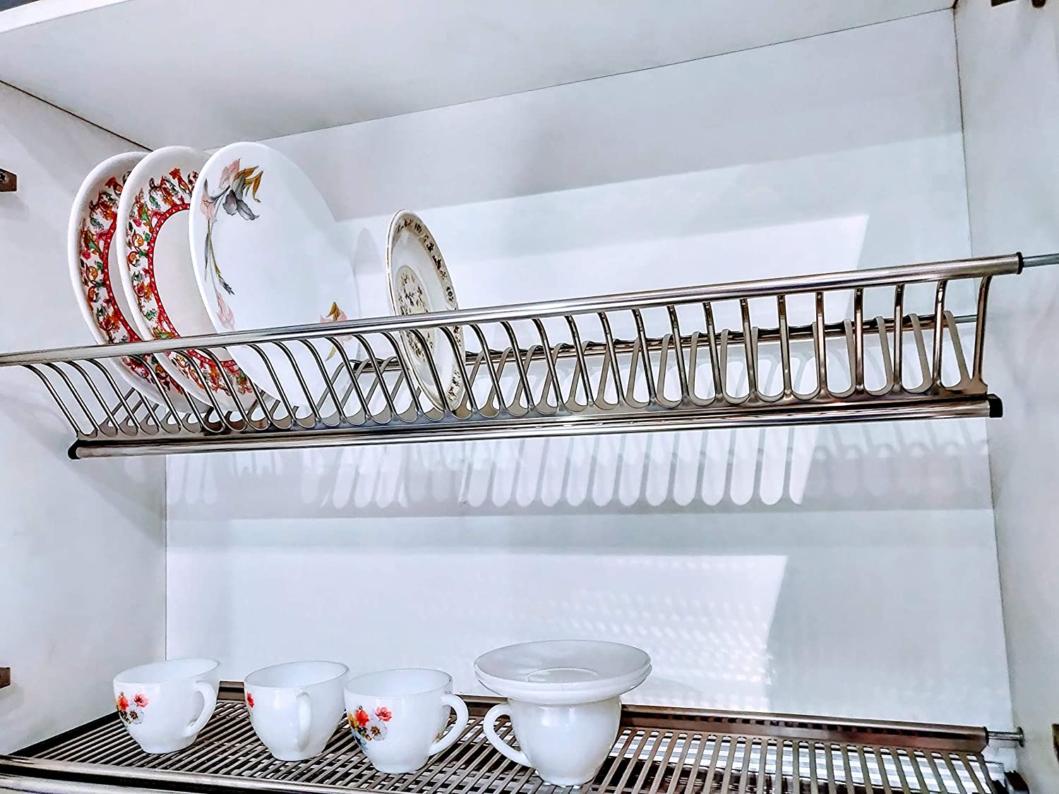 SUS304 Stainless Steel 2Layer Wall Hanging Dish Rack Lazada PH