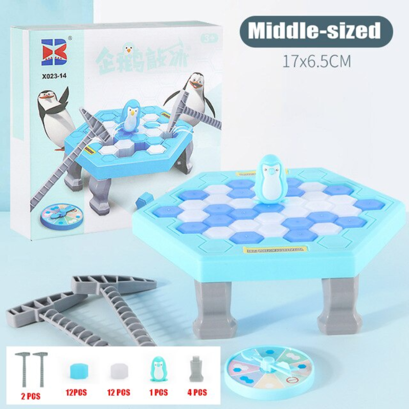 Penguin Trap Break Ice Activate Table Game Kids Puzzle Knock Block Toys ...