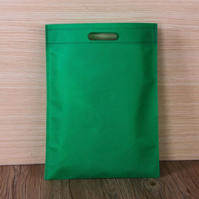 1 Pcs Flat Eco Bag 4 Sizes 10 Colors D Cut Pouch Plain Nonwoven