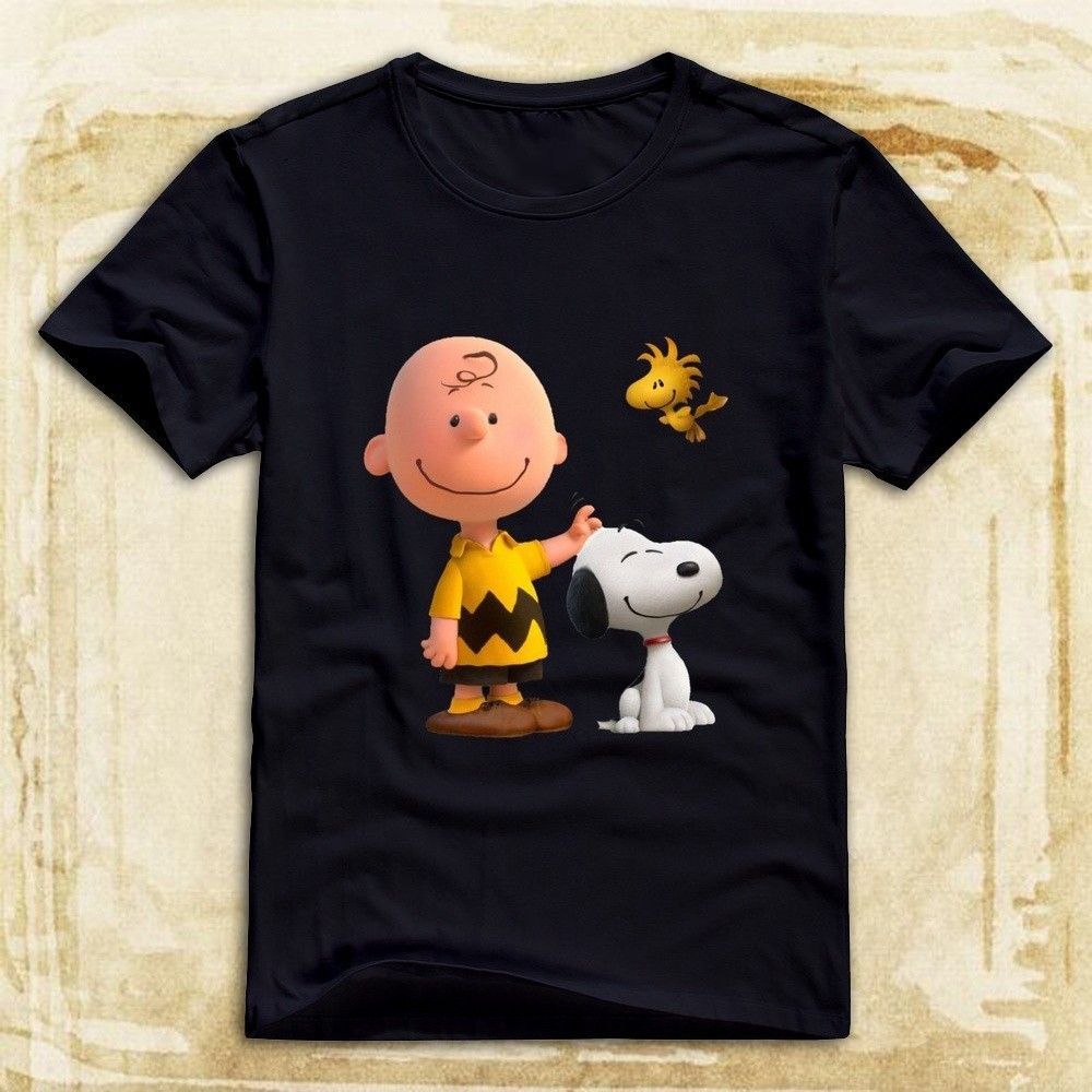 Indian Funny Snoopy Dog Cute Peanuts tee top Unisex T Shirt B720