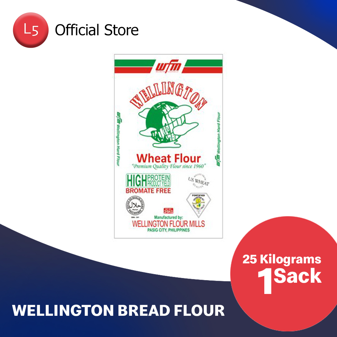 Wellington Bread/Wheat Flour 25kg Lazada PH